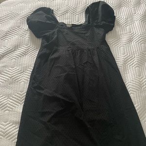 Black Babydoll mid length dress size small